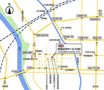 京滋日冷サービス株式会社　地図